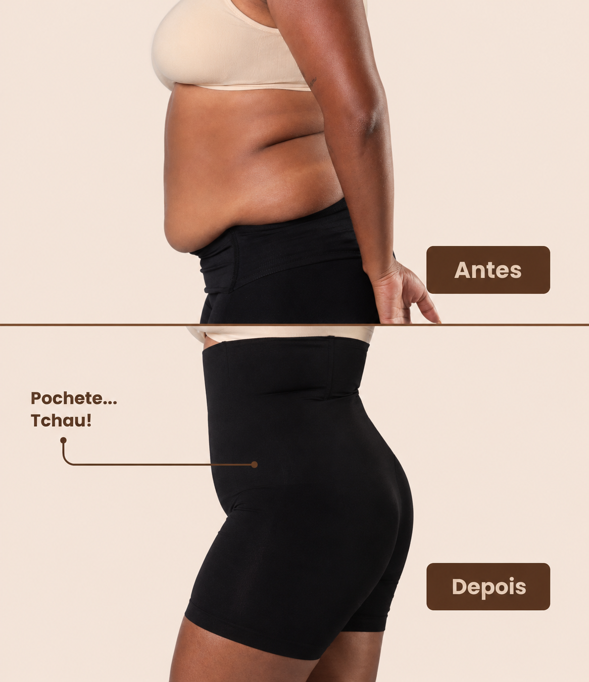2 Slim Curve- Bermuda Modeladora Que Reduz Medidas + Brinde
