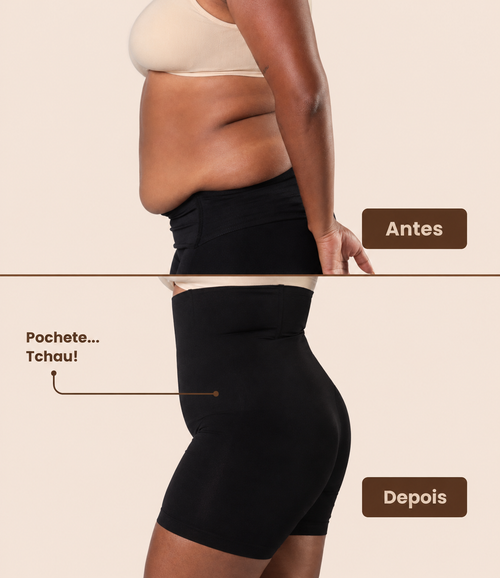2 Slim Curve- Bermuda Modeladora Que Reduz Medidas + Brinde